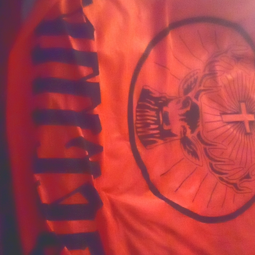 4ftx7ft flag orange Jagermister liquor emblem flag